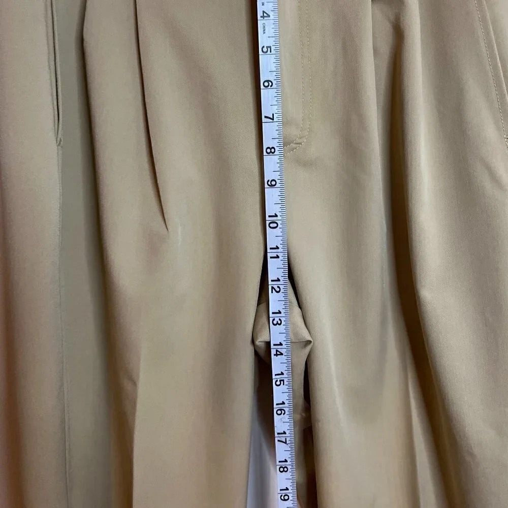 Free People Zoey Tapered Trousers Size 8 in Mustard Seed Color
